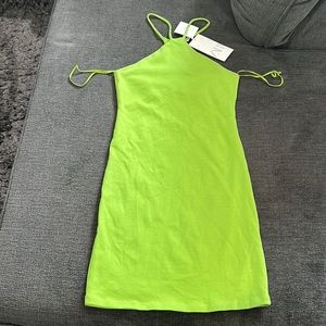 ZARA Women | Lime Green | Mini dress size M NWT